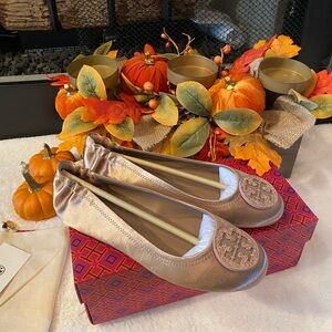TORY BURCH MINNIE TRAVEL BALLET FLAT